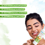 mamaearth Vitamin C Oil-Free Moisturizer For Face with Vitamin C and Gotu Kola for Skin Illumination - 80 ml