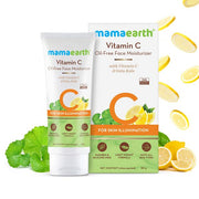 mamaearth Vitamin C Oil-Free Moisturizer For Face with Vitamin C and Gotu Kola for Skin Illumination - 80 ml