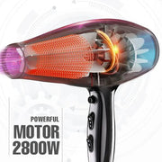 VEGA PROFESSIONAL Pro Xpert Dry 2800W Hair Dryer – Fast Drying, Adjustable Heat & Speed, Cool Shot, Salon-Quality Styling (VPPHD-10)